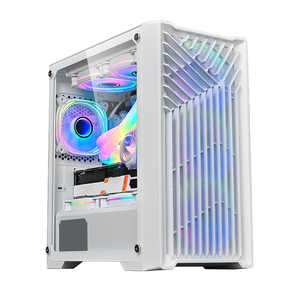2025 Tốt Nhất Trắng PC Chơi Game Trường Hợp Máy Tính Đẹp Tìm Kiếm Spcc + Tempered Glass Side Bảng Điều Chỉnh Người Hâm Mộ Bán Buôn - Product Image 4