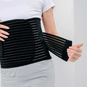 Corsé Transpirable con Elástico de Goma y Cinta de Algodón para Soporte Posparto de Maternidad, Diseño Lavable para Mantener la Postura - Product Image 4