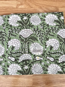 Tela para vestido de alta calidad bloque de mano impresión Material de algodón al por mayor bloque impreso tela para textil - Product Image 6