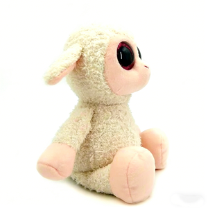 customized Plush Cute Plush <b>Sheep</b> Stuffed Animal <b>Toy</b> Soft Pink Eyes For Babies 0-24 Months Unisex - Product Image 4