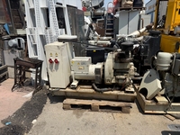 Generatore Diesel Usato a Telaio Aperto da 25 KWA, Modello Raffreddato ad Acqua, Avviamento Elettrico 24V DC, 400/230V 50/60HZ, Protezione da Sovraccarico