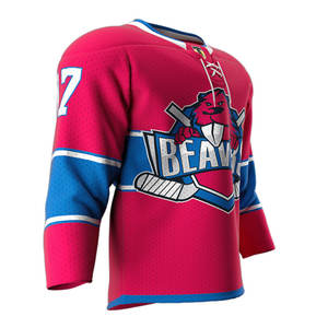 2024 uniforme d'entraînement de Hockey sur glace de Sublimation personnalisé le plus vendu pour le Service d'OEM de maillot de Hockey antibactérien de haute qualité unisexe - Product Image 2