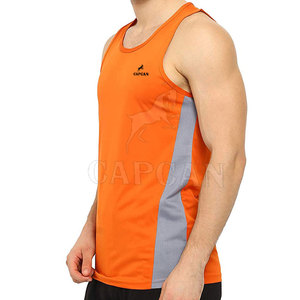 Débardeurs de sport respirants en coton/fibre de bambou pour hommes 2024 – Tricotés, compressifs, personnalisables, imprimés, tendance et décontractés - Product Image 4