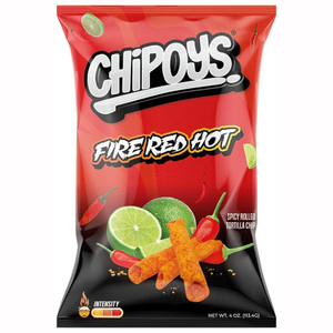 Chipoys chile Lemon 113g นุ่ม Tortilla chips รสเผ็ดสีแดงร้อนกล่องบรรจุขนมขนาดใหญ่ - Product Image 4