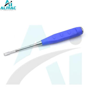 ALMAC Poignée en silicone fabriquée de qualité supérieure Osteotome à la main Stille Instrument de coupe d'os en acier inoxydable allemand de qualité médicale - Product Image 2