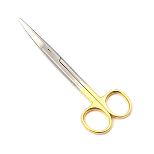 Ciseaux incurvés Supercut nasaux Poignée enduite noire Ciseaux nasaux d'hôpital de chirurgie plastique d'acier inoxydable - Product Image 2