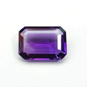 Fabulosa piedra preciosa de amatista con forma de Octágono para hacer joyas, piedra de corte facetada de amatista profunda a precio mayorista - Product Image 1