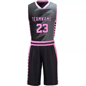 2024 ensemble d'uniformes de basket-ball de broderie réversible sur mesure meilleur équipement de basket-ball grande taille pour hommes en gros - Product Image 4