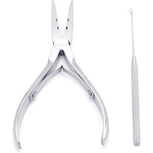 Obexa OBT-44993 Kit d'outils de pose d'extensions capillaires avec pince ergonomique, aiguille et outil de fermeture de micro-anneaux en acier inoxydable - Product Image 1