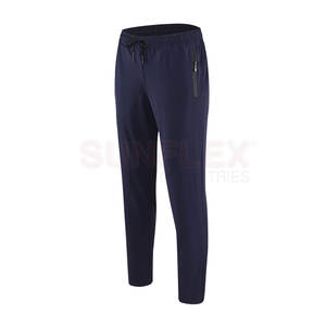 Ropa de práctica de alta calidad, pantalones de entrenamiento para hombres, pantalones de entrenamiento rectos de Color sólido a la venta - Product Image 1