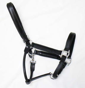 MANUFACTURER PREMIUM QUALITY LEATHER <b>HORSE</b> HALTER WITH SOFTY LEATHER PADDING <b>BRASS</b> HARDWAR LEATHER <b>HORSE</b> HALTER - Product Image 5