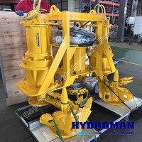 Pompa Pasir Submersible Hydroman Stainless Steel dengan 2 Pemotong Samping untuk Lumpur Padat