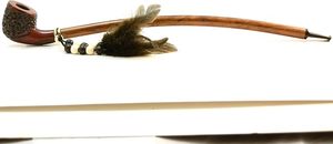 Pipe à fumer en bois de qualité supérieure pour collectionneurs, pipe en bois naturelle faite à la main pour fumer du tabac, pipe à fumer en bois - Product Image 2