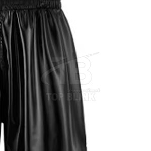 Shorts de boxe sportifs haut de gamme à taille élastique 100 % polyester, couleur unie – Personnalisables, marque privée, séchage rapide, collection 2025 - Product Image 4