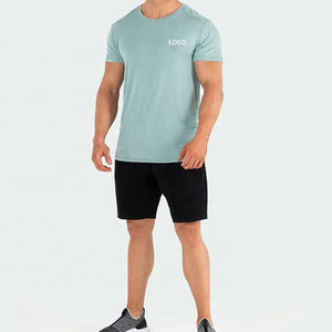 Camisetas Drifit en blanco personalizadas, camiseta de secado rápido con cuello redondo para correr, Fitness, entrenamiento, gimnasio, deporte, camiseta para hombre - Product Image 2