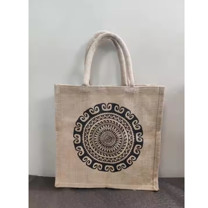 Sac de plage en jute de grande taille, écologique, personnalisé, conçu sur mesure, sac de shopping imprimé personnalisé, vente en gros - Product Image 5
