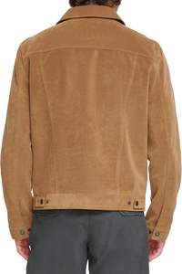 แจ็คเก็ตหนังผู้ชายแฟชั่นฤดูหนาว แจ็คเก็ตหนังมอเตอร์ไซค์แบบคอปก แจ็คเก็ตหนังฟอกสี แขนยาว เสื้อแจ็คเก็ตลำลองสำหรับผู้ชาย - Product Image 3