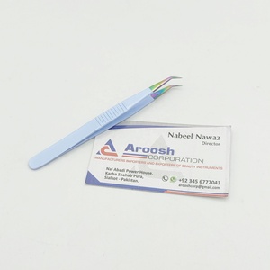 ขนตาปลอมสแตนเลสแบบหลายปลาย45องศาสีฟ้าสำหรับเด็กปรับแต่งโลโก้ได้ตามต้องการ - Product Image 3