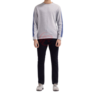 Sweat-shirt en molleton doublé 100 % coton biologique, anti-plis, tricoté, motif uni, personnalisé, grande taille, écologique, pour homme - Product Image 6