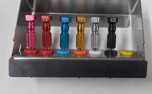 Nouvel arrivage : Kit de tournevis pour implants dentaires, kit chirurgical manuel avec 6 embouts pour utilisation manuelle, ensemble de tournevis prothétiques universels - Product Image 4