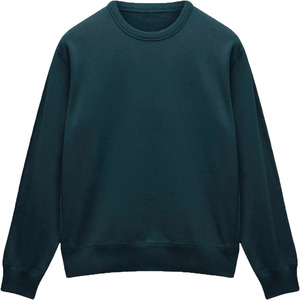 Sudadera de Cuello Redondo para Hombre, Premium, 100% Algodón, Tejido de Punto Sólido, Ecológica, Transpirable, con Diseño Estampado en Relieve, Tela de 240g - Product Image 1