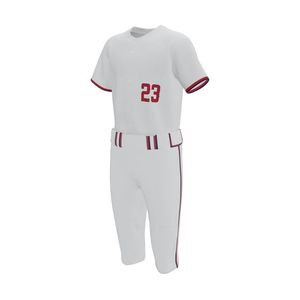 Conception personnalisée séchage rapide évacuation de l'humidité pantalon en jersey respirant léger polyester baseball uniformes ensembles imprimés - Product Image 4