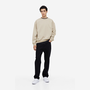 Sweat-shirts pour hommes 100% coton avec logo personnalisé, prix de gros, surdimensionnés, poids lourd, unis, pour la saison hivernale, vêtements décontractés, quantité en vrac - Product Image 2