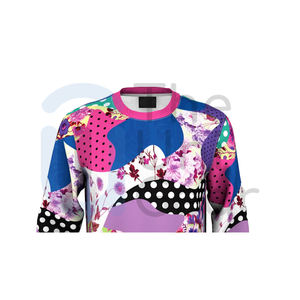 Sudaderas personalizadas al por mayor, jersey de manga larga para hombre, Tops de cuello redondo de gran tamaño, Tops activos para exteriores, proveedor de ropa de calle OEM - Product Image 3