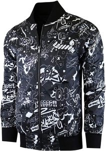 Veste universitaire haut de gamme en gros, unisexe, bomber chaud, style ODM, patchs personnalisés, vêtements d'hiver robustes, vêtements de rue élégants - Product Image 2