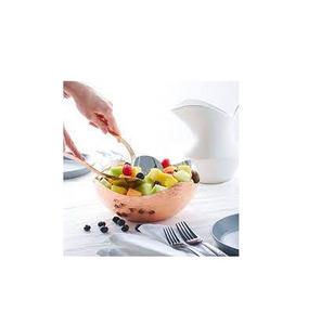 ชามทองแดงตีลาย ตกแต่งบ้าน และชามทองแดงทำมือสำหรับใส่ผลไม้หรือผสมอาหาร ราคาขายส่ง - Product Image 1