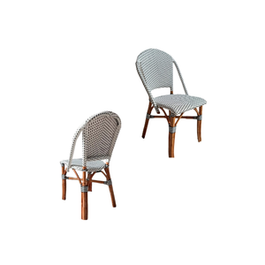 Chaises de salle à manger en rotin indonésien de style ferme confort et charme chaleureux pour meubles de salle à manger à la maison - Product Image 1