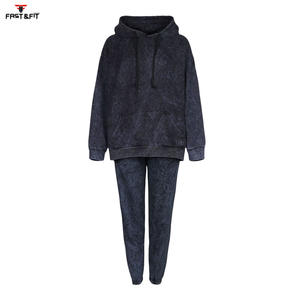 Top Trending Etiqueta personalizada Mujeres Lavado ácido Chándal Precios al por mayor Nueva llegada Mujeres Lavado ácido Chándal - Product Image 6