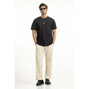 T-shirts en coton 100% Relax Fit MN-TS-WS25-003, logo uni, respirants et infroissables, coupe ample, en jersey, poids 220-300 grammes - Product Image 6