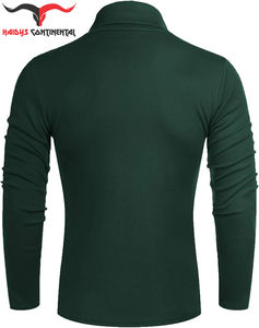 เสื้อถักนิตติ้งแบบสวมหัวคอกลมสำหรับผู้ชาย, เสื้อกันหนาวลำลองแบบบางเบาระบายอากาศได้ดีป้องกันการหดตัว - Product Image 2