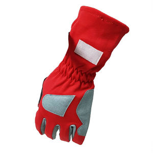 Gants de course de karting de dernière génération, design noir et orange, matériau Nomax, logo personnalisé, unisexe, sport, pour Sialkot, Pakistan - Product Image 3