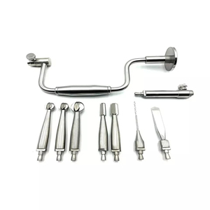 Juego de instrumentos manuales de alta calidad para neurocirugía, instrumentos para puente óseo, Hudson Brace, 3 fresas, 3 perforadores, quirúrgicos de acero inoxidable - Product Image 4