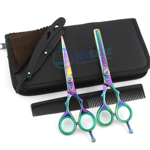 Premium Thinning Scissors for Right Handed Professionals <b>Titanium</b> Coated Salon Quality Shears for Precision Styling - Product Image 5