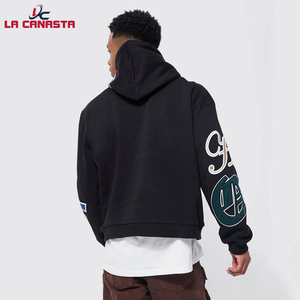 Haute qualité 100% coton hommes grande taille pull à capuche fabricants personnalisés pour bouffée impression surdimensionné pour l'hiver brodé - Product Image 2