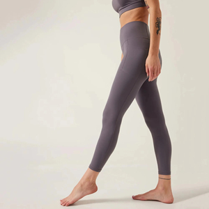Stylish Casual Comfortable Women's <b>Leggings</b> Knitted Mid Waist Quick Dry Breathable Seamless Full Length Exercise Yoga Workout - Product Image 5