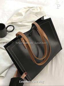 Bolso de mano de cuero artesanal para llevar todos los días, esencial, espacioso, elegante, varios colores, duradero, elegante, limpio, Moderno - Product Image 4