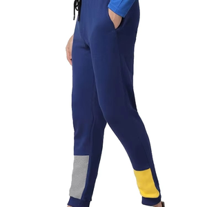 Jogger Slim Fit à la mode pour hommes meilleure qualité toile Street Wear avec bloc de couleur élégant et deux poches latérales Hot New Design - Product Image 5