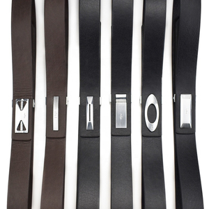 Los cinturones de cuero genuino para hombre más vendidos con hebilla colorida de logotipo personalizado - Product Image 5