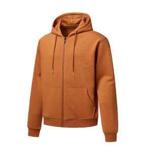 Nouveaux sweats à capuche pour hommes élégants pour l'hiver, 100% coton biologique, polaire, couleurs et logo personnalisés, écologiques, fabriqués au Pakistan, fermeture éclair intégrale - Product Image 1