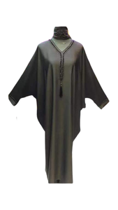 Abaya Kaftan de luxe en polyester de Dubaï 2022, magnifique design marocain, travail manuel, longue robe traditionnelle musulmane pour femmes, sur mesure - Product Image 2