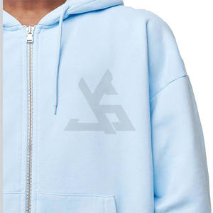 Sudadera con Capucha de Invierno para Hombre, Corte Regular, Algodón, para Gimnasio, Informal, con Estampado Digital, Tinte Liso, Felpa - Product Image 5