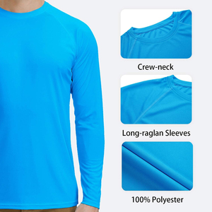 Camisas de hombre de manga larga con protección solar de secado rápido de poliéster 100% personalizadas/camisas de verano de fabricantes profesionales para hombre - Product Image 3