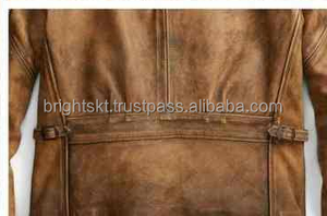 Chaqueta de Cuero Genuino Personalizada para Hombre, Chaqueta Clásica de Motociclista, Chaqueta Bomber - Product Image 6