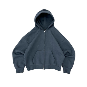 Men Color Block Hoodie Dark Blue <b>Plus</b> 600gsm Thick Hoodie Blank Different Color Heavy Hoodie <b>Sweater</b> Wholesale - Product Image 5