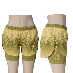 Pantalones cortos cómodos de gimnasio MMA de cintura alta para mujer personalizables de calidad superior, lona transpirable, logotipo personalizable, diseño de tamaño/color - Product Image 1