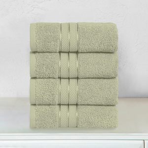 Hot Selling Luxury 100% Pure Grey Cotton Terry <b>Towel</b> High Quality Pool Spa Hand Bath <b>Towels</b> 4-Piece <b>Set</b> for Hotels Eco-Friendly - Product Image 1